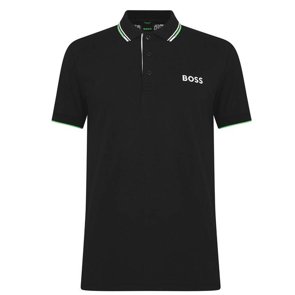 Hugo Boss Men's Short Sleeve Performance Polo Shirt - Black